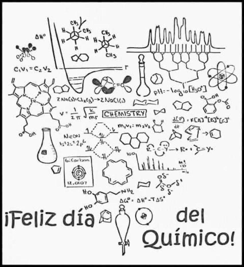 Hoy es el día del químico en México. Muchas felicidades!