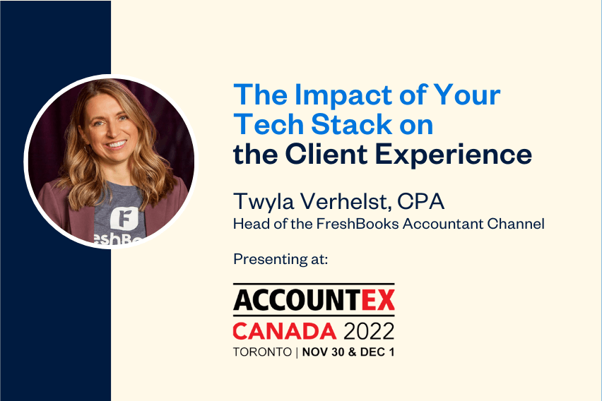 FreshBooksAccts's tweet photo. It’s @AccountexCanada day 2!
@TwylaVerhelst, Head of the #FreshBooks Accountant Channel, is presenting at 10:30 a.m. on creating extraordinary client experiences.
Be sure to catch it if you’re at Accountex today!
#MyFreshCommunity https://t.co/S1OAnDllGT