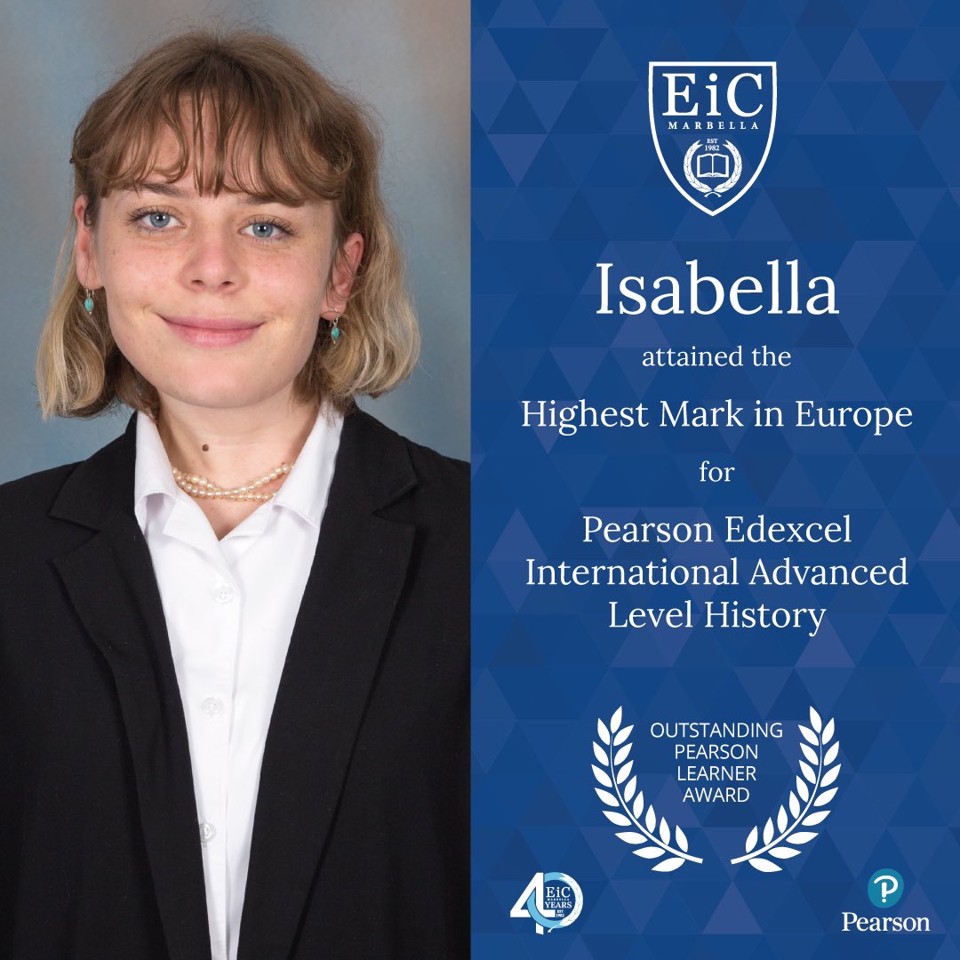 EICMarbella's tweet photo. We welcomed Mr Wilson, Regional Manager of Iberia for the @PearsonEdexcel exam board, to present some very special certificates to our students. Following last summers’ exams, we are very proud of our students who achieved recognition for their exceptional performances. https://t.co/gw4mHDfas3