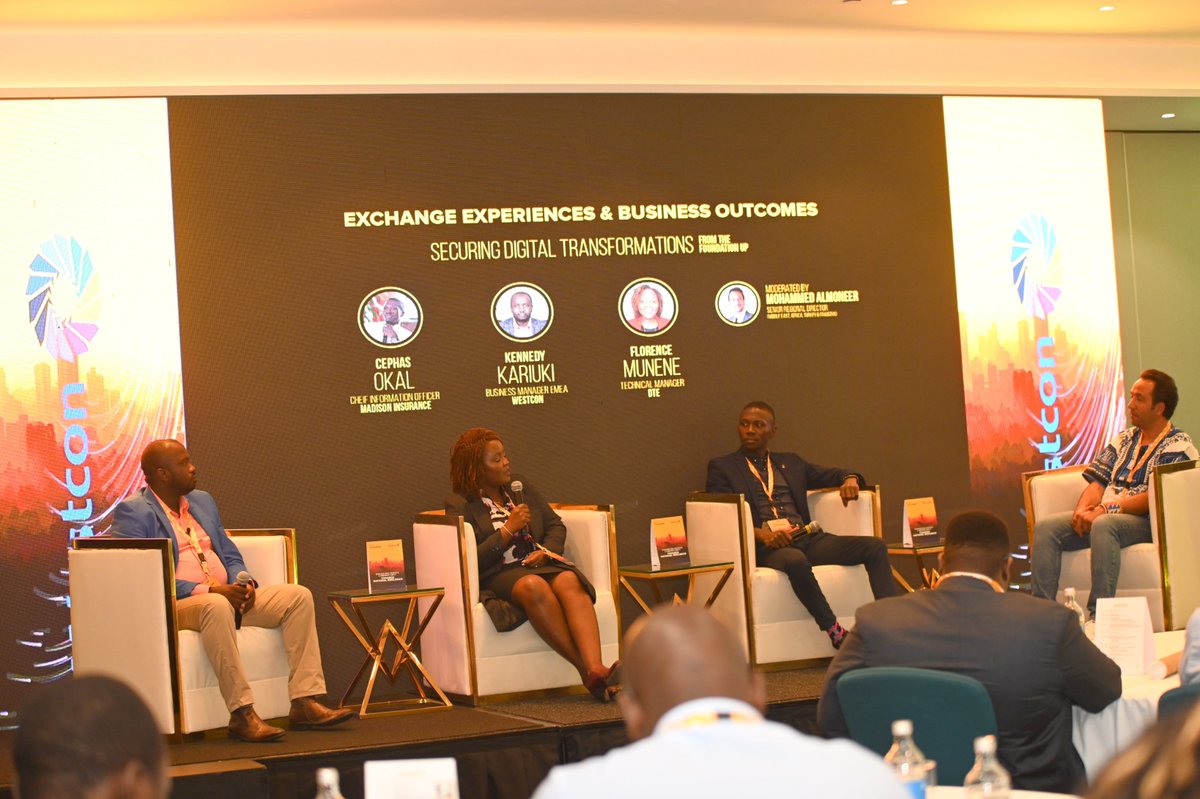DTE_Tech_'s tweet photo. Speaking during the #InfobloxExchange, panel discussion. @mutitumunene, Technical Manager @DTE_Tech_  addressed Kenya’s Cyber Security Resiliency. #Partnership #InfobloxExchange #CyberSecurity https://t.co/CHyFrEwyQ0