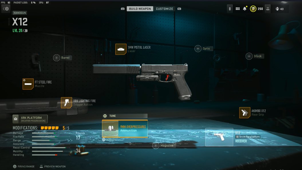 Rallied's tweet photo. The Other HYPERBROKEN Akimbo Pistols

34 bullets, better range than P890s, insta kill up close 

X12 Loadout/Tunings
(More tunings below) https://t.co/bCSmXMT4jC