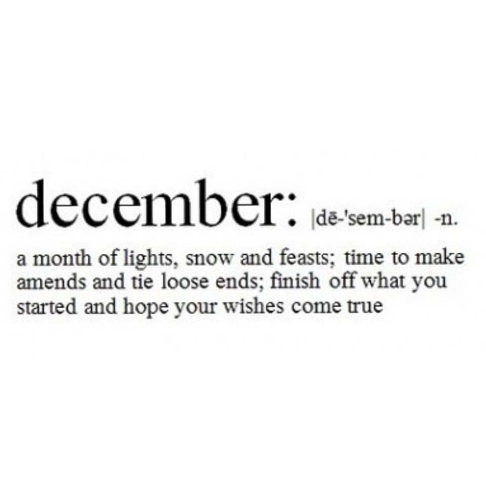 Hello December ❤️