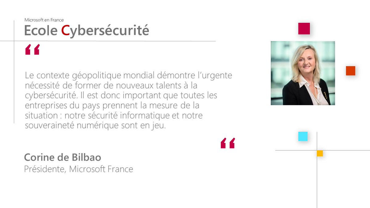 Comme le révèle l’édition 2022 du Microsoft Digital Defense Report, nous sommes entrés dans une nouvelle ère de cyber menaces. 🛡️
Pourtant, il manque aujourd'hui environ 15000 experts dans le secteur de la cybersécurité en France.
