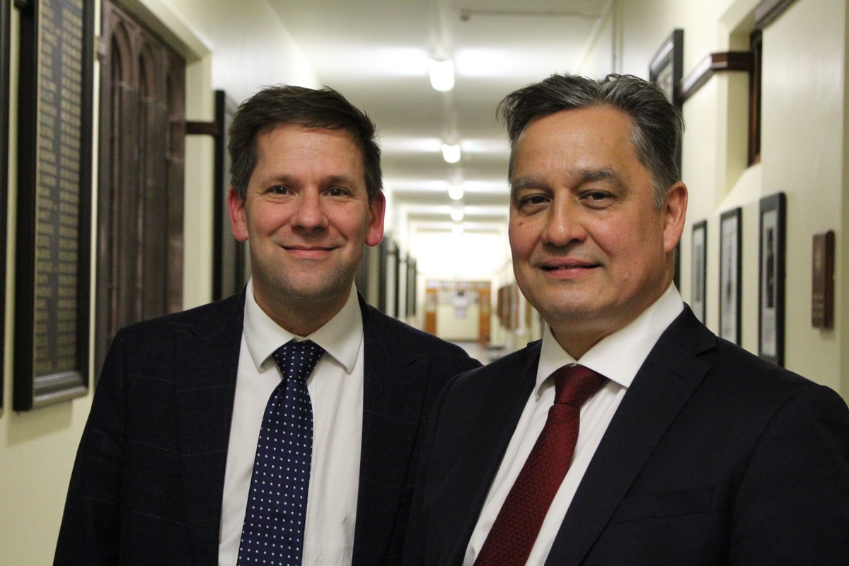 BoltonSch's tweet photo. A fascinating evening with @BoltonSchAlumni Professor Robin Ali of @KingsCollegeLon who delivered the 50th Tillotson Lecture @BoltonSch - the audience enjoyed an overview of biotechnology from the 1970s to the present day &amp; an insight into future healthcare. #BoltonScience https://t.co/KpjtyMp1jq