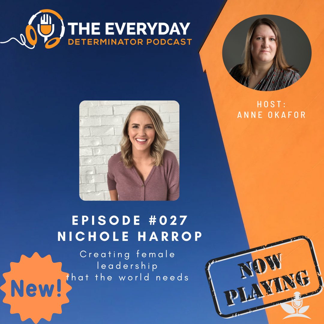 DeterminatorPod's tweet image. In episode 27 of The Everyday Determinator Podcast , I&apos;m talking with Nichole Harrop💭 

@DeterminatorPod @NicholeHarrop 

#EverydayDeterminator #Podcast #Leadership #FemaleLeadership #IamRemarkable