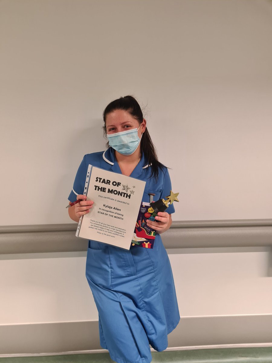 ⭐️ NOVEMBER STARS OF THE MONTH ⭐️

Donna for always going above and beyond in her role as a HCA.
Kyla for always working to a high standard and being a prefect role model to newly qualified nurses. 
KEEP UP THE GOOD WORK! <a href="/lesley_gaw/">Lesley gaw</a> #dreamteam