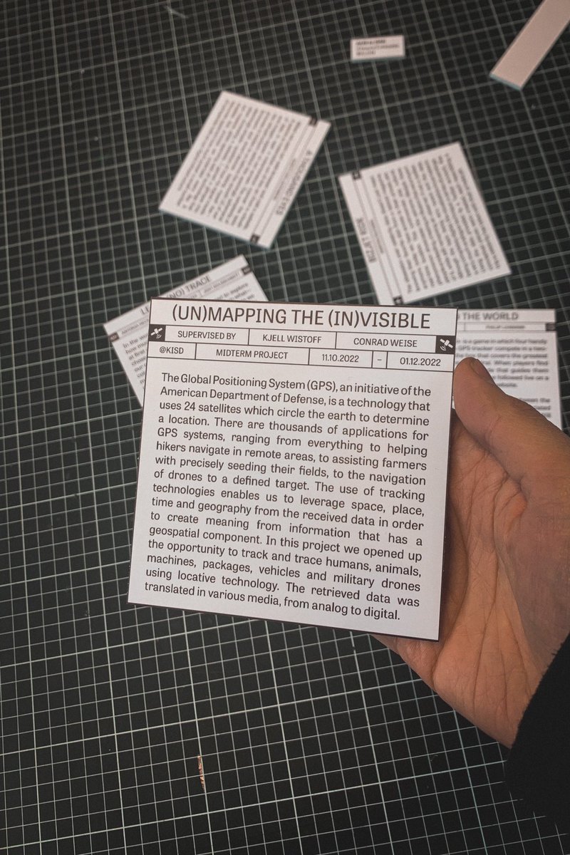w15t0ff's tweet photo. Exhibition time! Tomorrow 10 students will present their works created within the framework of the (un)mapping the (in)visible project that @ccccccccccccnrd and me teached at @KISDonline. Exciting! https://t.co/ipvJ0TE8RH