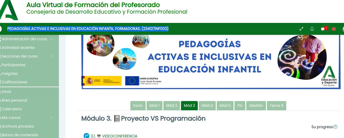 Comenzamos la tercera sesión del curso : PEDAGOGÍAS ACTIVAS E INCLUSIVAS EN EDUCACIÓN INFANTIL. FORMADORAS, Sandra  González nos hace reflexionar sobre Proyecto vs programación, alternativas a un modelo tradicional. <a href="/CEPdeSevilla/">CEP de Sevilla</a> <a href="/CEPdeSevilla559/">Demelza</a> @CEPdeSevilla640