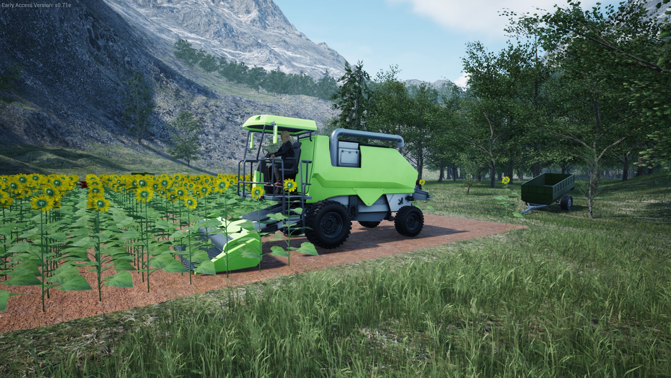 Ranch Simulator allows farming and tractor driving, ahead of its