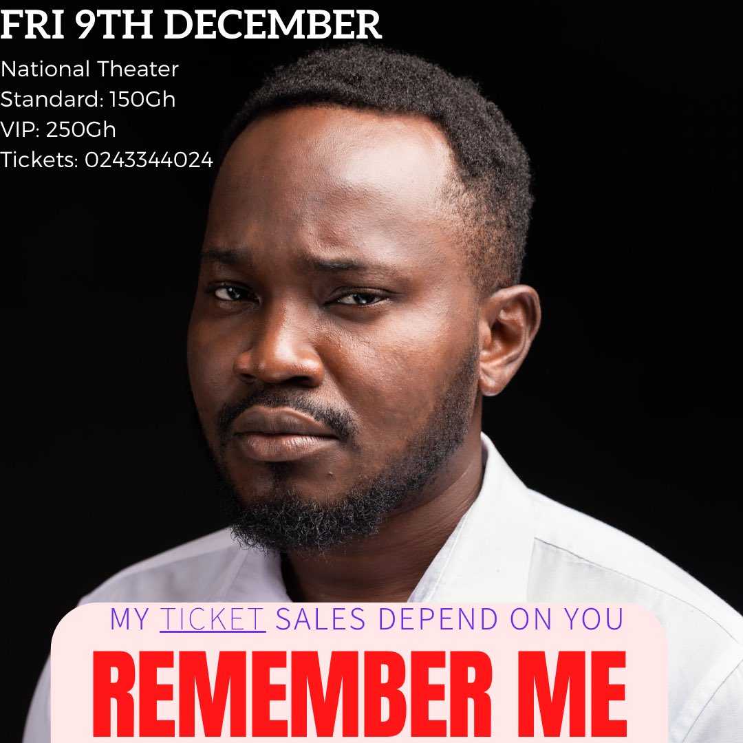 OBAmponsah_'s tweet photo. Remember Me. For all the Times I made you laugh this year and buy my tickets. 🥺 🥺 🥺 https://t.co/2h9oIhM1RG