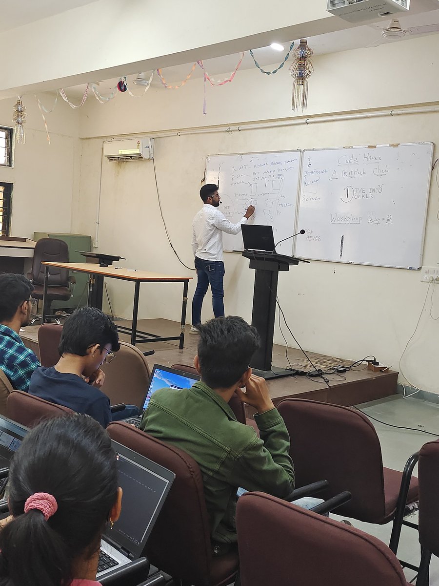 gec_patan's tweet photo. Hello Devs!!
Here Are Some Of The Eye Catching Memories Of Dive Into Docker Workshop Organized By Code Hives On 28th & 29th Of November.
#pastevent #pastevents #event #events #docker #dockers #devops #kubernetes #linux #aws #python #jenkins #stevedore https://t.co/54owDqqpX8