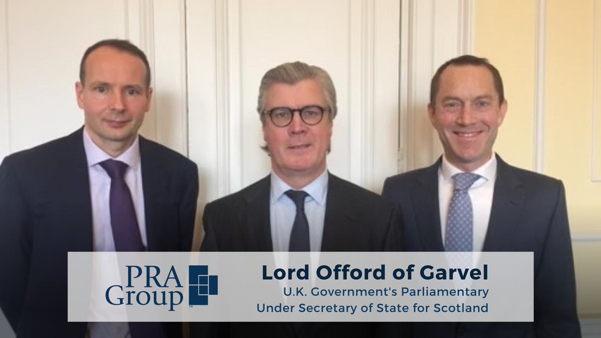 Lord Offord of Garvel, @UKParliament's Under Secretary of State for #Scotland, met Martin Sjölund and Kevin Bowman from @PRAGroupInc in London’s #Westminster to prepare for a milestone celebration next week. Stay tuned for the big reveal on Monday!
