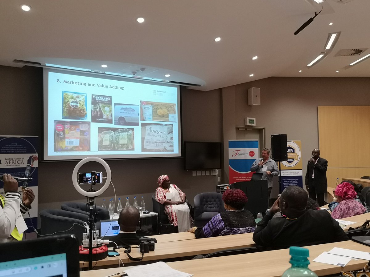 LWAfrica's tweet photo. "#Aquaponic #farmers usually find that production is not as challenging as marketing can be... Find creative ways to sell your products."
- Henk Stander @StellenboschUni 

#LeadingWomenOfAfrica #LWAAPG2022

@Bizcommunity @CapeTownCB @LWAfrica @PerfectLoveHub https://t.co/XTtRtTBIoK