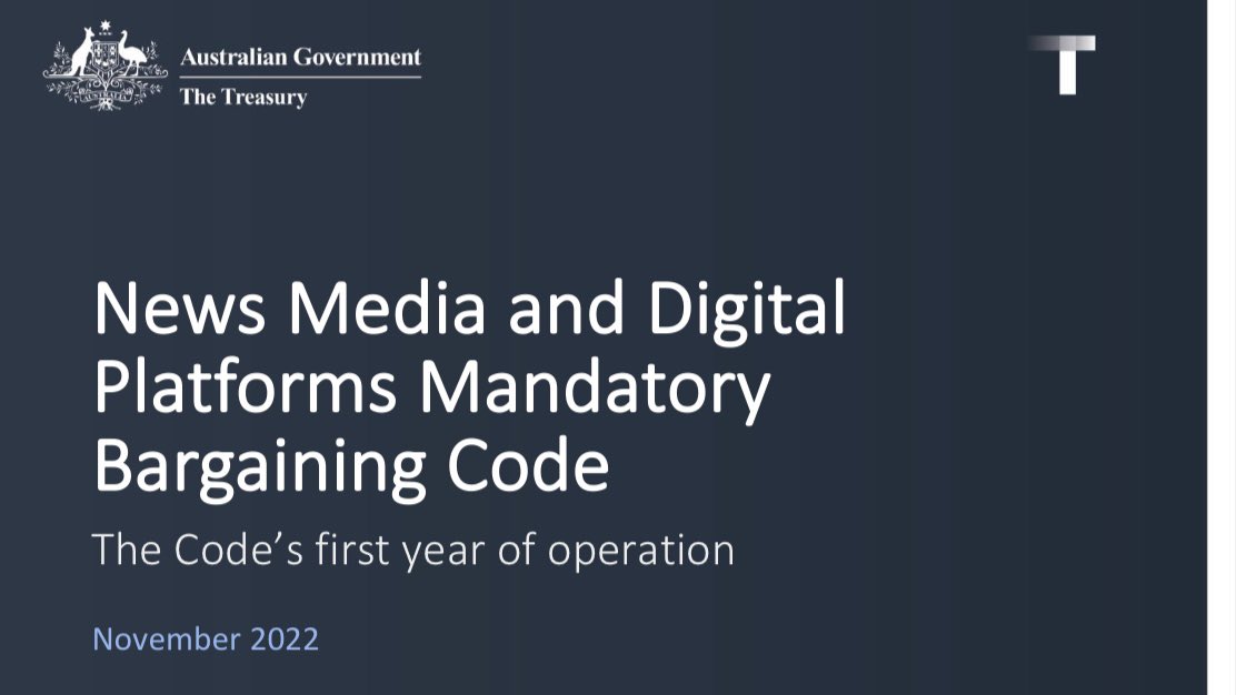 Jason Kint on Twitter "Bam. Australia’s government has released its