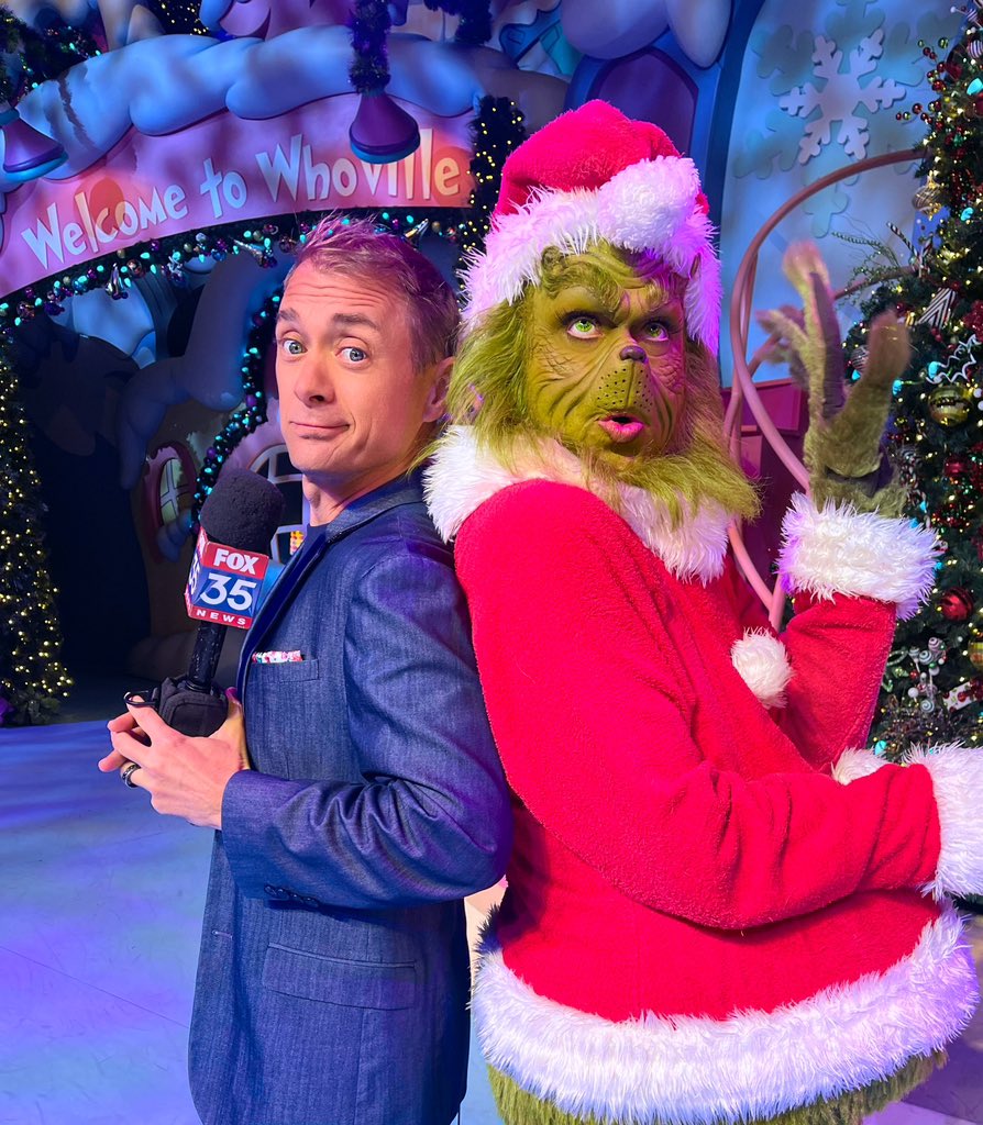 David Martin (@fox35david) on Twitter photo He’s most assuredly a mean one. Happy #NationalGrinchDay, as we celebrate LIVE from <a href="/UniversalORL/">Universal Orlando Resort</a> Resort today on Good Day Orlando. He’s most assuredly a mean one. Happy #NationalGrinchDay, as we celebrate LIVE from <a href="/UniversalORL/">Universal Orlando Resort</a> Resort today on Good Day Orlando.