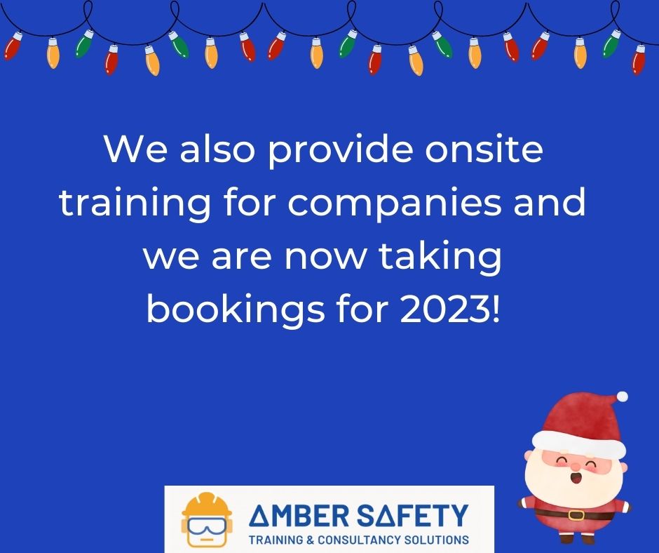 amber_safety's tweet photo. Check out our training schedule for December!
Get all your training done and start a fresh in the New Year!
You can view our full range of course available and details for course content, duration, and costs online or by calling our office 😄
 #Limerick #healthandsafetytraining https://t.co/gdvC2zScxt