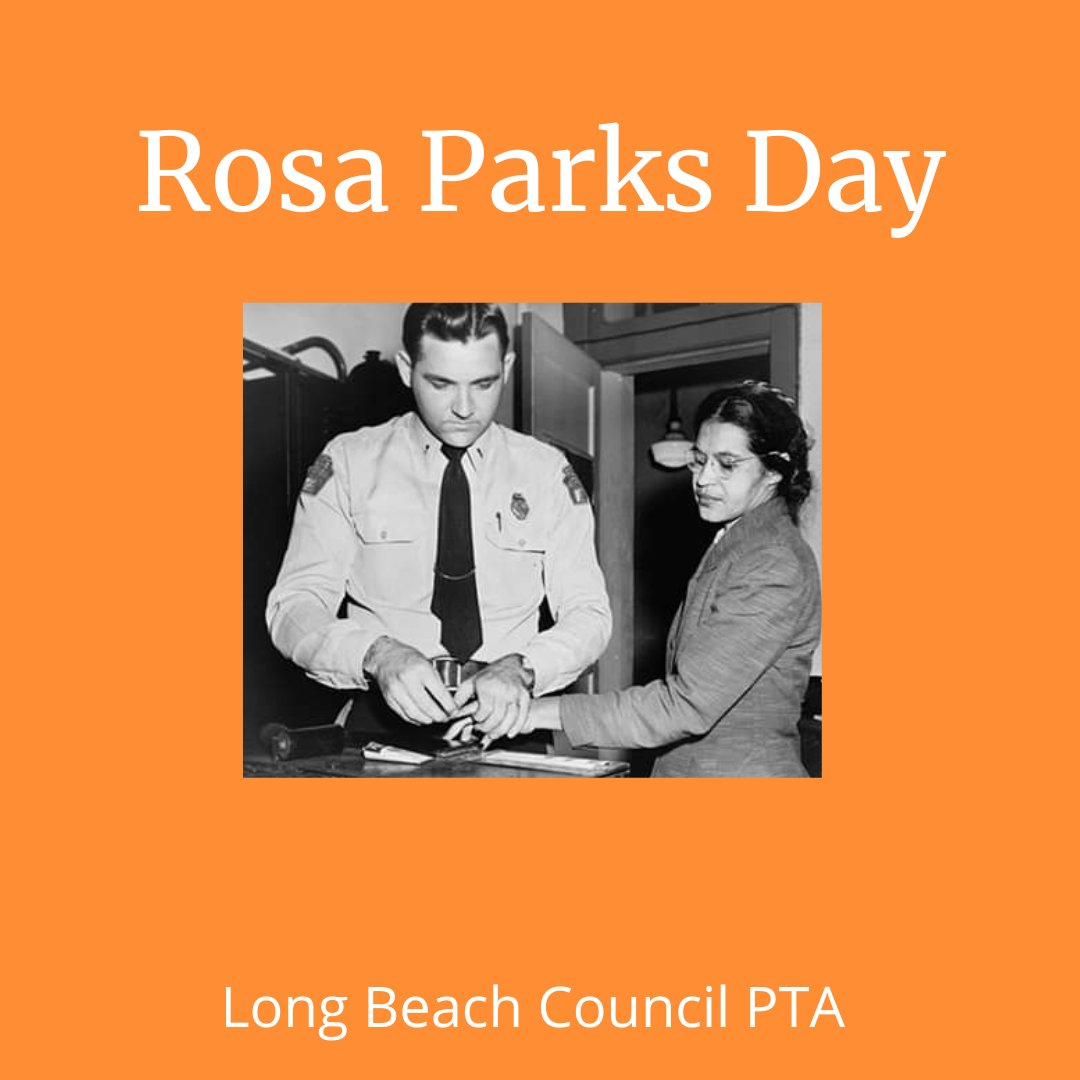 This day in 1955, Rosa Parks was arrested in Montgomery, Alabama, for keeping her seat in the colored section of the bus when the white section was full. #RosaParksDay #