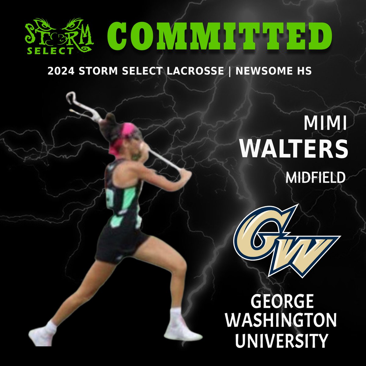 Commitment Alert 🚨 
Congrats to Mimi Walters on her verbal commitment to play D1 women’s lacrosse <a href="/GW_Lacrosse/">GW Lacrosse</a> 
We are so proud of you Mimi!
<a href="/FloridaLX/">FloridaLacrosseNews</a> <a href="/Inside_Lacrosse/">Inside Lacrosse</a> <a href="/toplaxrecruits/">TOP_LAX_RECRUITS</a>