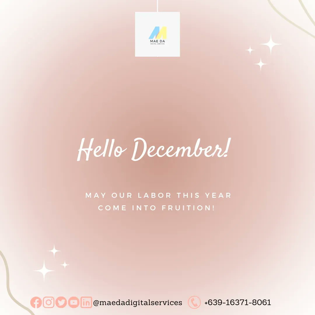 floramaehonrada's tweet photo. It's my prayer that your labor this year will come into fruition. 🌿
🔗 For more tips and updates, follow me on Facebook, Instagram, Linkedin and Twitter.
#virtualassistant #virtualassistantservices #remotework #VAforhire #VAFlor #yourVA #maedadigitalservices #motivation https://t.co/DefB5yopAv