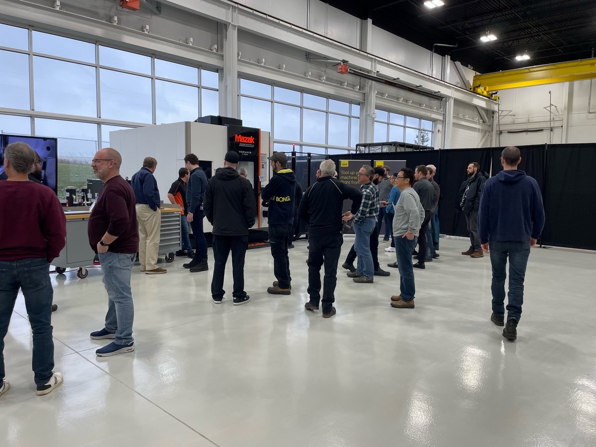 Great turnout for our User Group Meeting at the Mazak Canada Technology Centre!

It was a morning full of learning Mastercam 2023 features &amp; techniques, along with tooling solutions from <a href="/SandvikCoromant/">Sandvik Coromant</a>. Thanks, <a href="/MazakCorp/">Mazak North America</a> for having us &amp; to our customers who joined us!