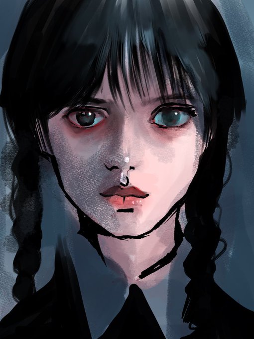 ウェンズデー 模写 