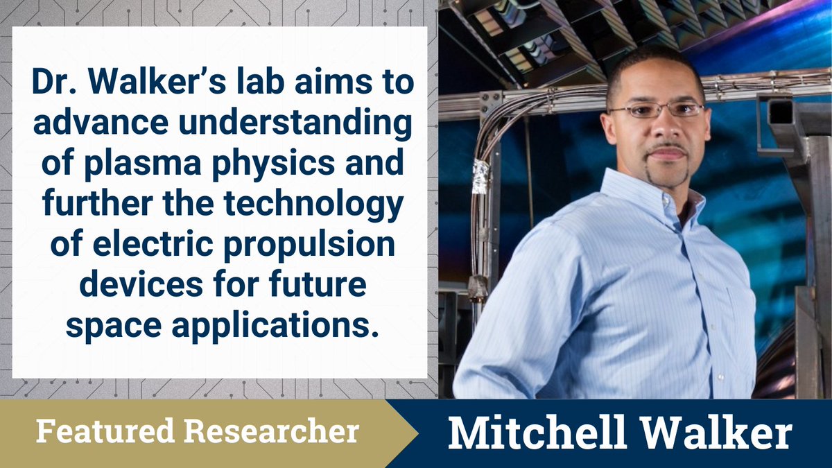 GaTechOTL's tweet image. FEATURED RESEARCHER: Meet Mitchell Walker, Director, High-Power Electric Propulsion Lab at Georgia Tech. Dr. Walker is advancing in-space #propulsion with vision, research, and innovation. @GTaerospace 
ow.ly/80vJ50KuHOb
#spaceapplication #electricpropulsion #plasmaphysics