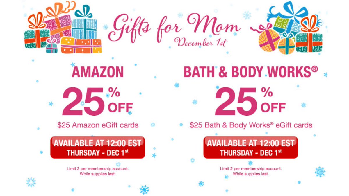 UTFCU's tweet photo. Mothers do so much for us, and today, we are giving back to moms! GenGold is offering 25% off Amazon and Bath & Body Works for today! Make sure you show mom how much she is appreciated!
#GiftsForMom #GenGold #CreditUnion https://t.co/dADo4hFA3e