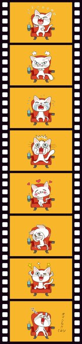 #映画の日 
デジタル撮影が当たり前の時代なので、映画=フィルム描写もレトロな感じがします。
<縦長なのでタップ推奨>
#イラスト #再掲 #illustration 