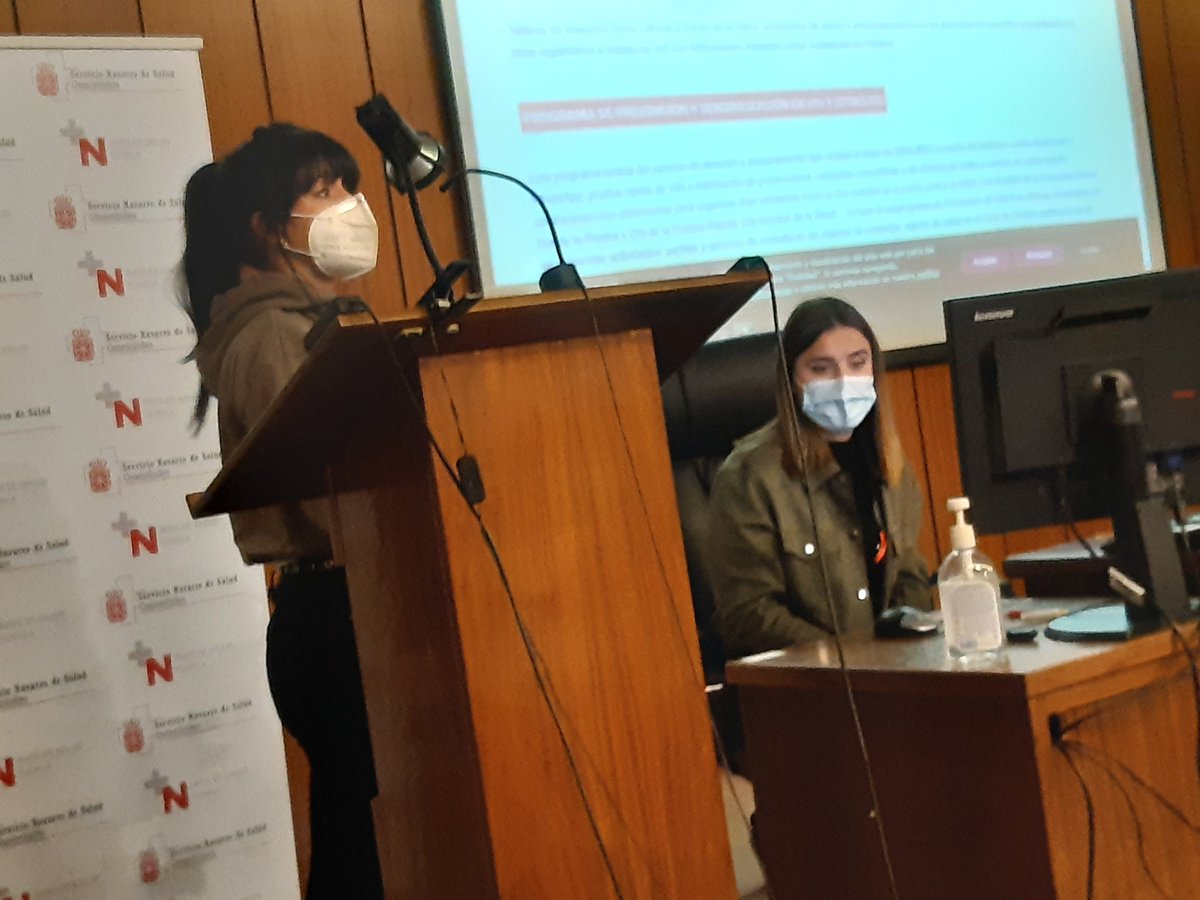 Estudiantes <a href="/EbroIes/">IES Valle del Ebro</a> en Jornada Actualización Infección x VIH
#HospitalTudela
Día Internacional lucha contra #SIDA
Con Teresa Rubio Maider Ballesta y María Sáez de <a href="/SareElkartea/">SARE Elkartea</a> 
#AreaSaludTudela 
#Tudela
<a href="/3576314c791045c/">Teresa Rubio Obanos</a>
👉Recordando importancia de PrEP navarra.es/es/noticias/20…