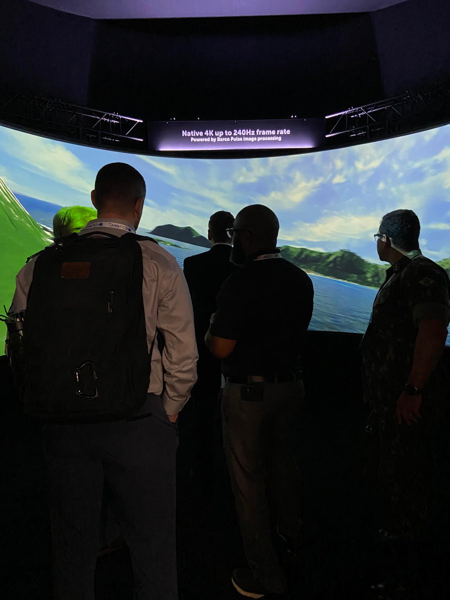 Barco's tweet image. We're ready for another day at #IITSEC in Orlando! Stop by booth 2548 to know more about our #trainingandsimulation solutions. Our team is happy to guide you around!
@iitsec