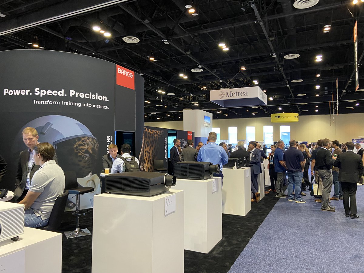 Barco's tweet image. We're ready for another day at #IITSEC in Orlando! Stop by booth 2548 to know more about our #trainingandsimulation solutions. Our team is happy to guide you around!
@iitsec