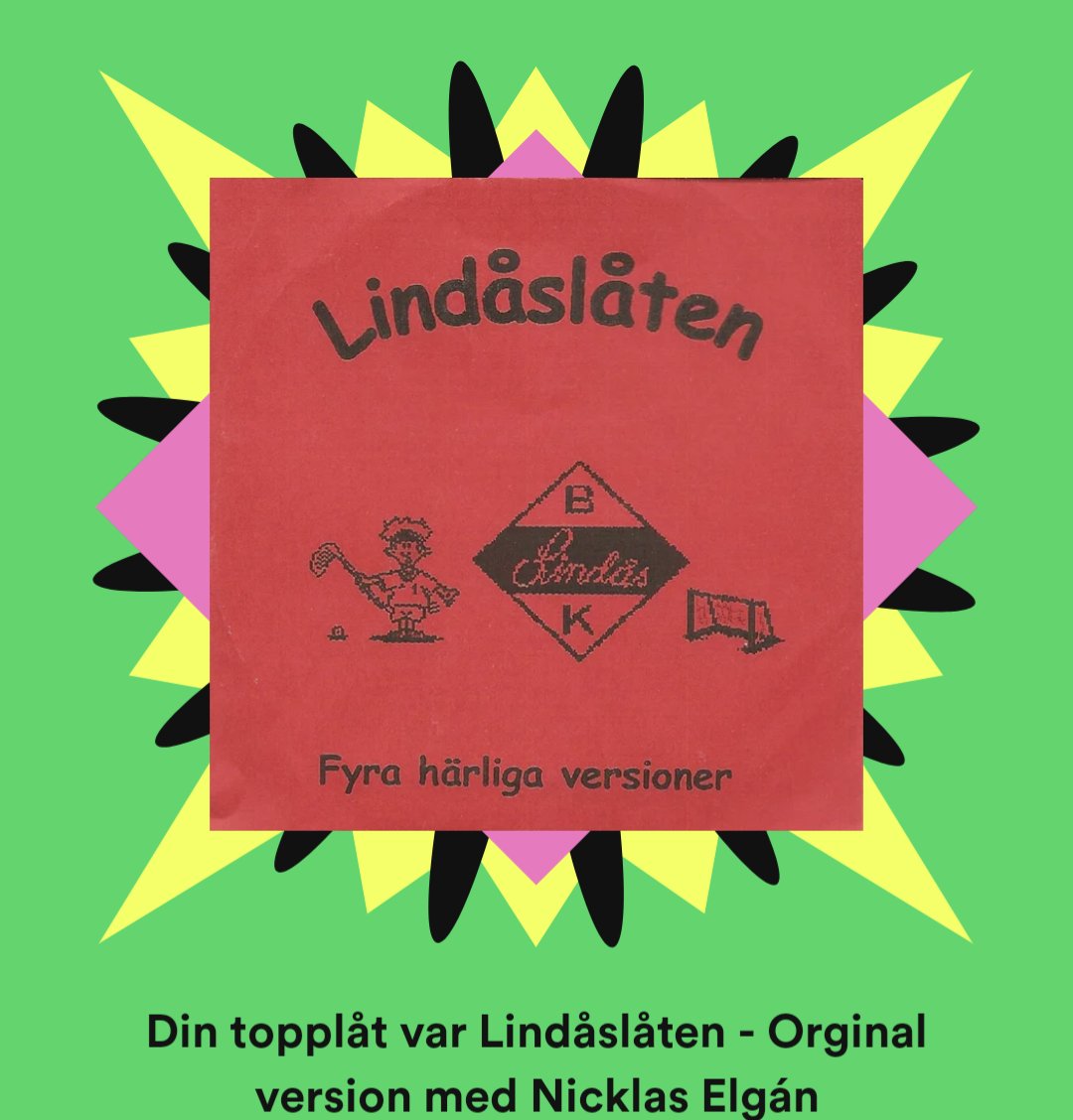 Ni visste väll att denna var favoriten, men jag vill bara förtydliga. "Vi sjunger Lindås BKs innebandylag!"