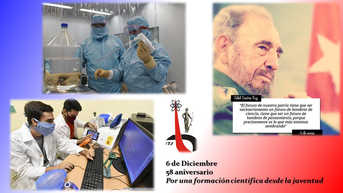 Los jóvenes Brigadistas estamos Celebrando el #58Aniversario de las #BTJCuba fomentando el crecimeinto Científico desde edades tempranas porque el futuro de nuestra patria tiene que ser un futuro de hombres de ciencias.
<a href="/JeillerB/">Jeiller Carmona Brito</a> <a href="/AnaRGrandaE/">Ana Rosa Granda Esteban</a> <a href="/JorgeLu06013466/">Jorge Luis Perez</a> #JóvenesDeCiencia