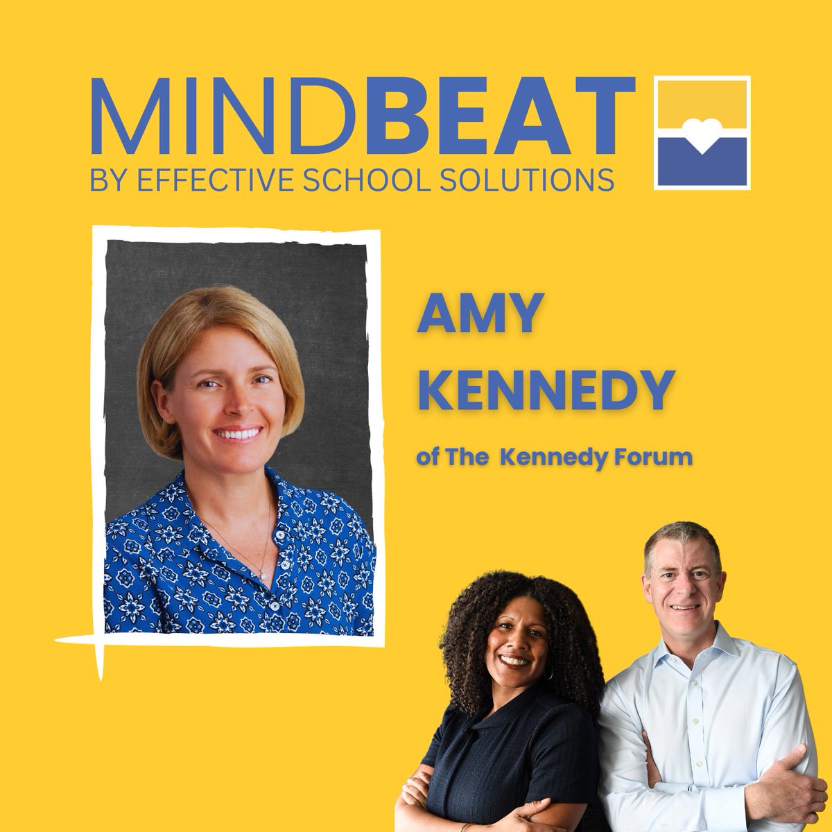 Our launch podcast episode of MINDBEAT, “A Glimpse into the Future of School-Based Mental Health” with Amy Kennedy, Co-founder of The Kennedy Forum is now live!

Link to listen: lnkd.in/eAcDqAmW

#MentalHealth #Podcast
<a href="/AmyKennedy715/">Amy Kennedy</a> <a href="/kennedyforum/">The Kennedy Forum</a>