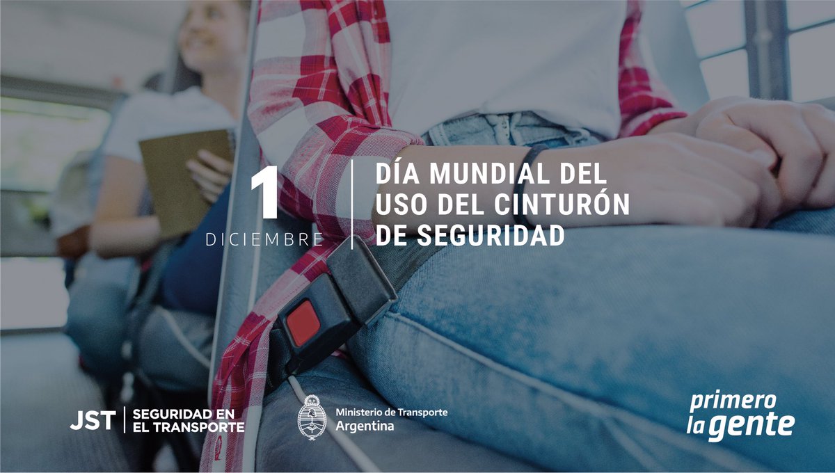 InfoJst's tweet photo. 🚌 En el Día Mundial del Uso del Cinturón de Seguridad desde la JST queremos recodarte la importancia de utilizarlo. ¡El cinturón salva vidas! #ViajáSeguro https://t.co/dAKgH11e9o