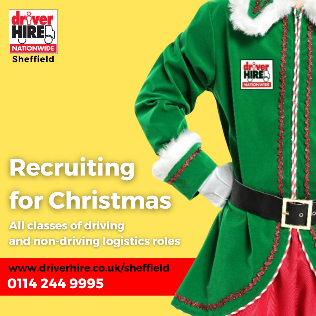 DriverHireSheff's tweet image. We’re supporting many local businesses in the run up to Christmas. If you are seeking extra hours over the busy season, visit driverhire.co.uk/office/sheffie… for info or call us on 0114 244 9995
#drivingwork #christmaswork #driverhire #drivingjobs #sheffield #rotherham #southyorkshire