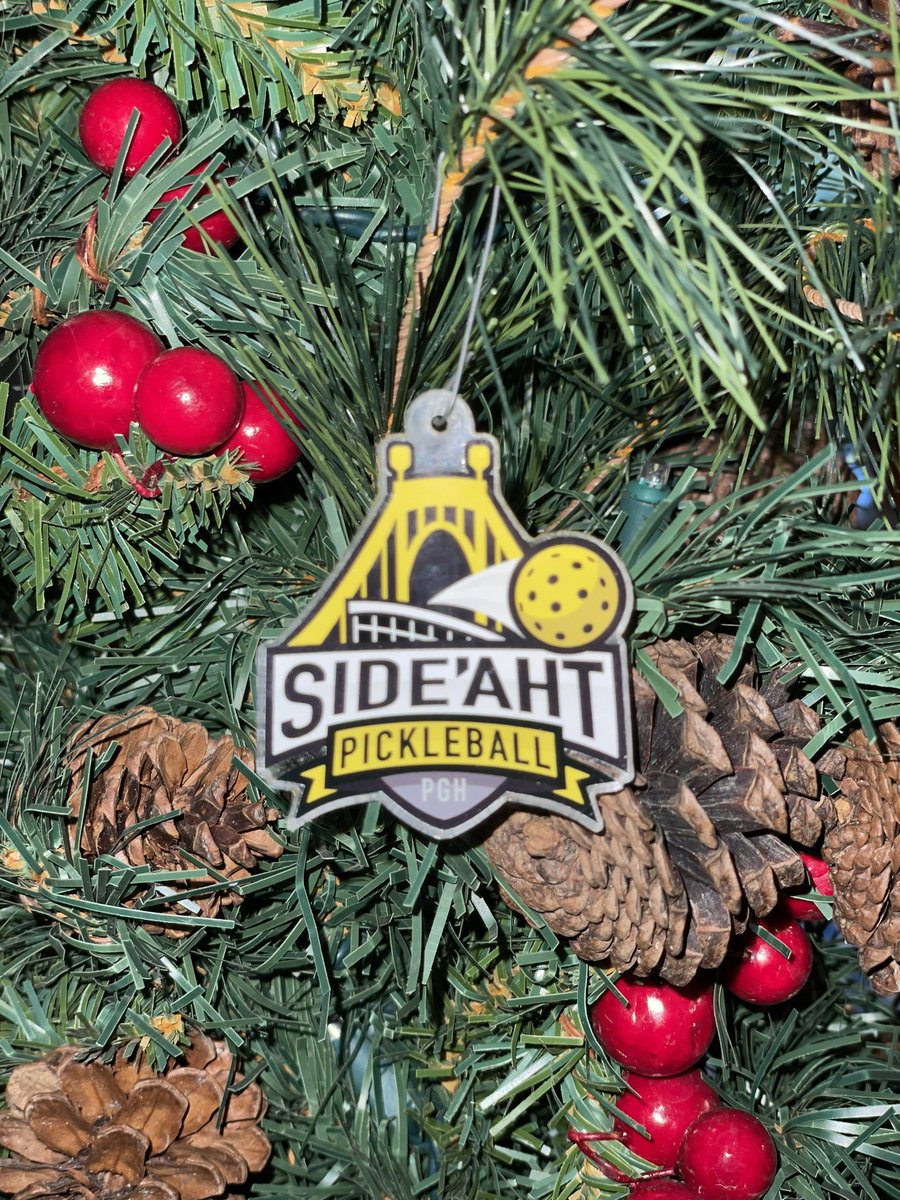 💛🎄New Product Release 🎄🖤

It’s beginning to look a lot like a #pickleball Christmas! 🏓

100% of every ornament sold will be directed back into the community!

Available now on our website at:

sideaht.com/shop/ols/produ…