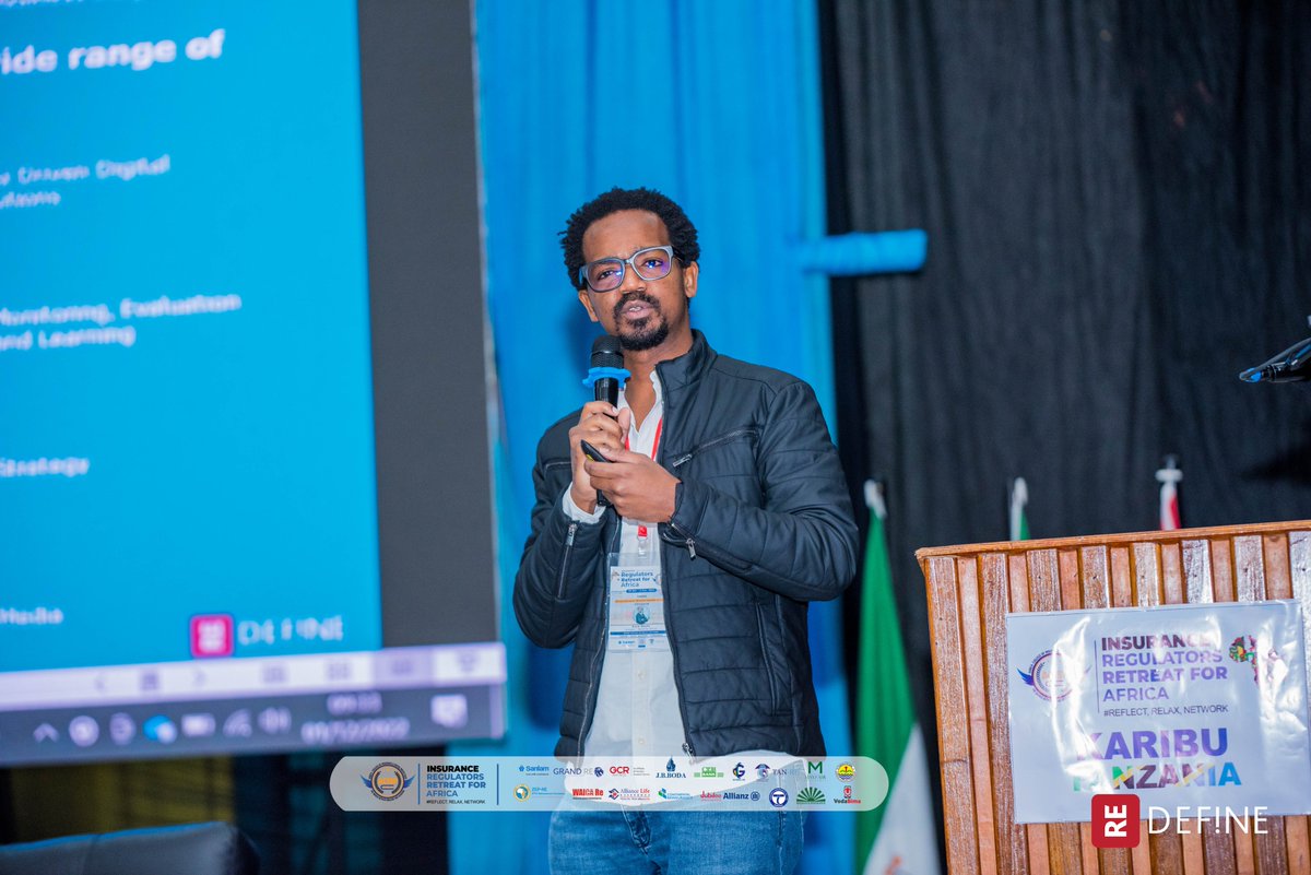RedefineAfrica_'s tweet photo. Redefine at the African Insurance Regulator Retreat unpacking innovation and regulatory sandboxing. On the stage with @a2ii_org, we thank the organizers of this great retreat for putting Tanzania on the map of the African Insurance and Social Protection Agenda.

#Redefine #Arusha https://t.co/s4A3xFU84G