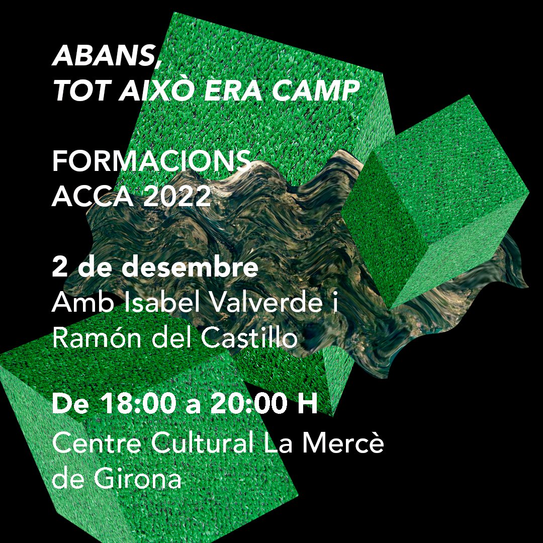 BolitGirona's tweet photo. Per fer-ho comptarem amb el testimoni de la historiadora de l’art i investigadora Isabel Valverde @isa_valgreen i el filòsof i escriptor Ramon del Castillo @RamDelCastilloS . Moderarà el debat, la crítica i comissaria Diana Padrón @dipadronalonso 

✍️accacritics@gmail.com https://t.co/MRgnRiT70x