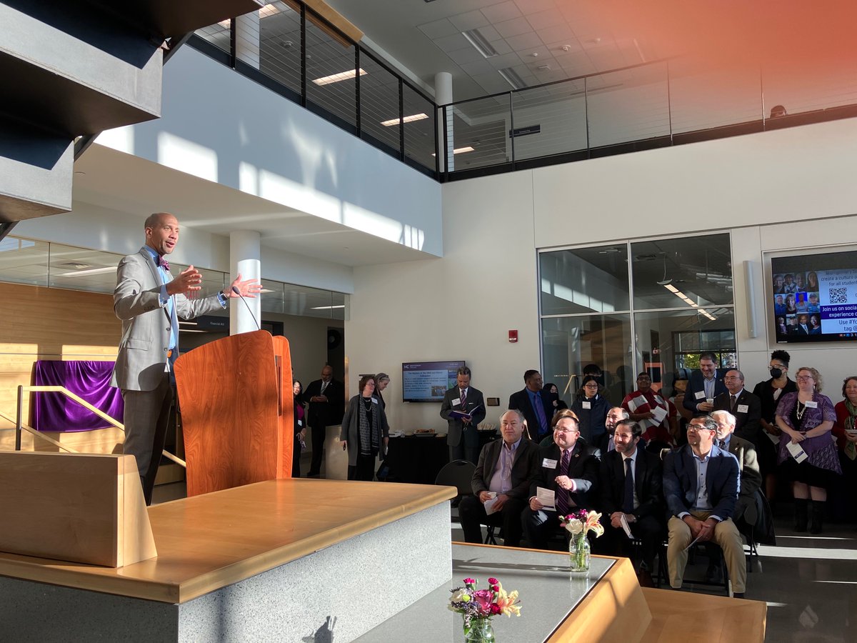 VaneZambrano_MC's tweet photo. “This place embodies a sense of energy that helps our students and our community to thrive and you are the elected officials who have made this happen,” MC President @DrWilliams_MC  said this morning. “You provided this sense of belonging.” https://t.co/oc0EFCfkW9