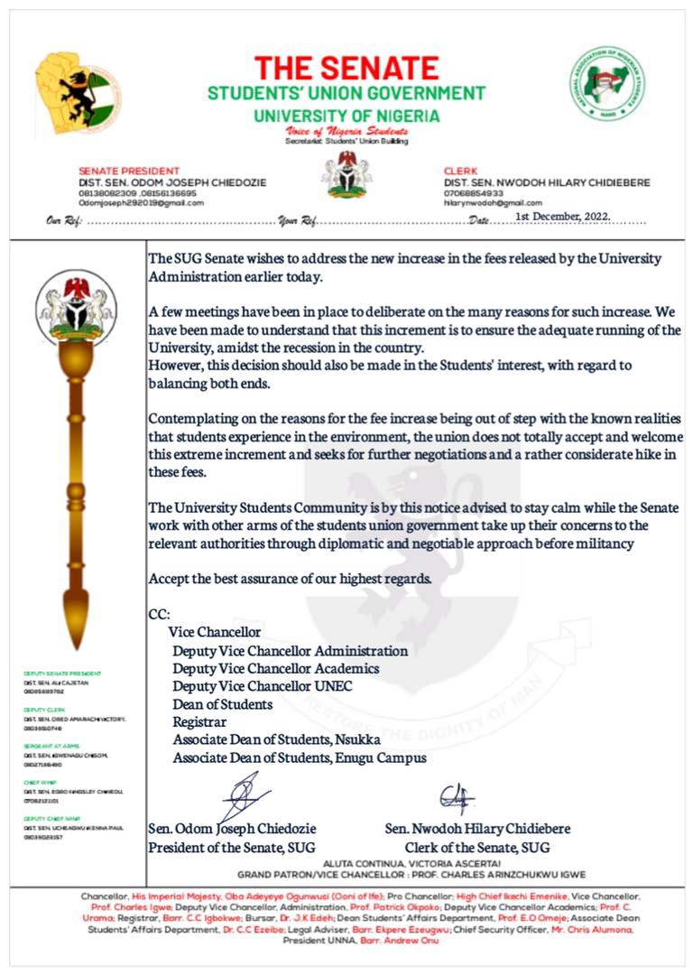 ThompsonJarrow's tweet image. How can UNN increase school fees from 46k to 85k upon this whole 8 months strike 😒 😤 
#JusticeforUNN