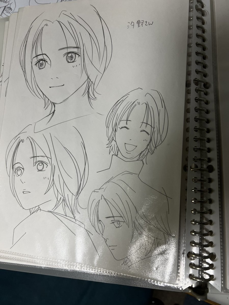 12月に入り仕事場を整理&amp;断捨離しているとHONEY!!のキャラ表が出てきた。この頃の絵は今より少し線が硬い。カケアミを使わずかっちりシャープに描きたかったからなんだけど。

それでは皆さんおやすみなさい🌙 