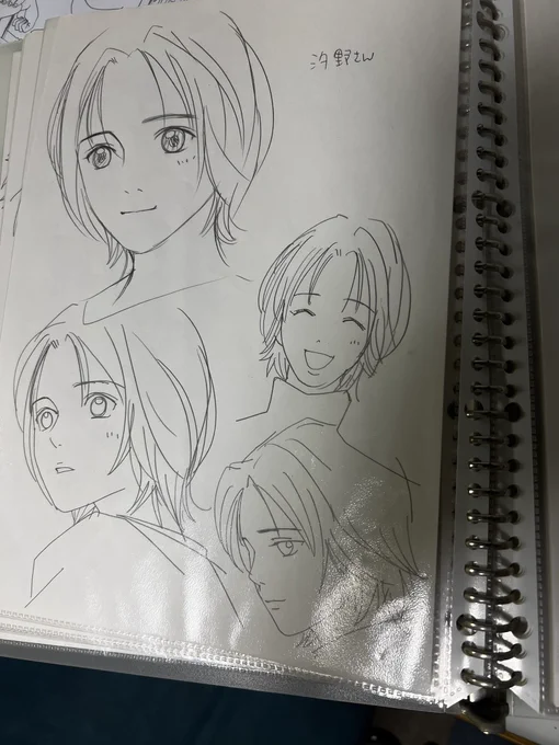 12月に入り仕事場を整理&amp;断捨離しているとHONEY!!のキャラ表が出てきた。この頃の絵は今より少し線が硬い。カケアミを使わずかっちりシャープに描きたかったからなんだけど。

それでは皆さんおやすみなさい🌙 