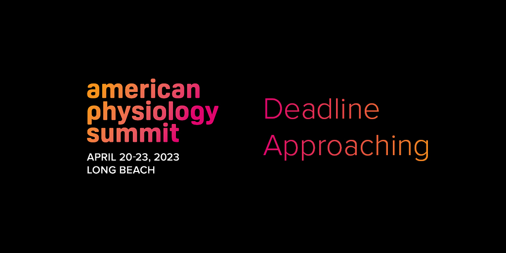#APS2023 attendees: If you have not already submitted your abstract, this is your friendly reminder that you have one week left. Deadline is 12/8. Learn more and submit today: ow.ly/emip50LQqxm