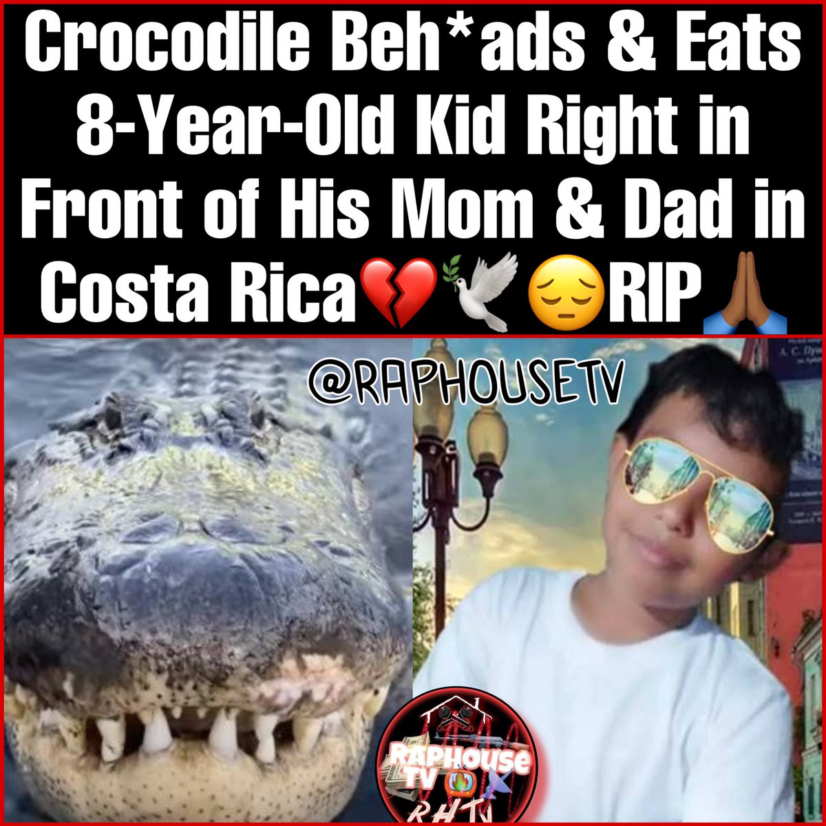 Crocodile Beheads &amp; Eats 8-Year-Old Kid Right in Front of His Mom &amp; Dad in Costa Rica💔🕊️😔RIP🙏🏾