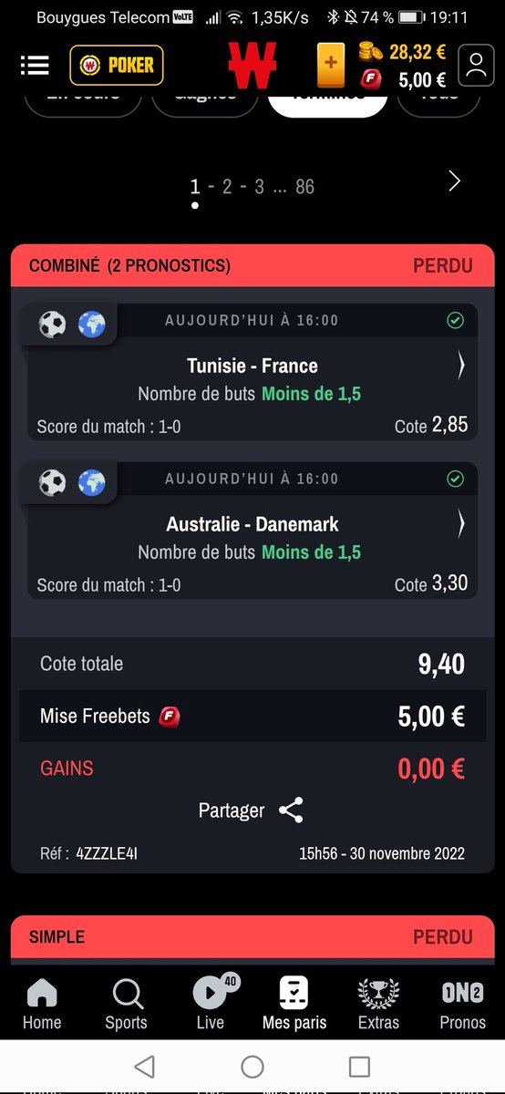BioteauClement's tweet photo. @WinamaxSport Faut payerrrrrr!!! https://t.co/XotRIWCivr