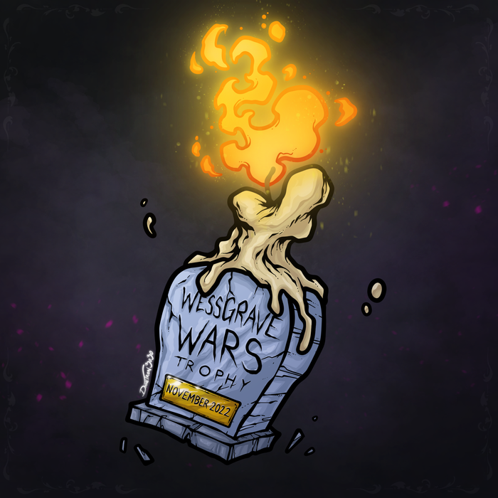 godihug's tweet photo. Next up the first #WessgraveWars on the 6th of December. Accessible for #LilHunter #HuntersofEvil #BitKillas Holders. All available on @NFTKEY
Each round winner gets one Grave Penny. Warrior with the most wins goes home with the trophy. https://t.co/ofSZvMOJ0V