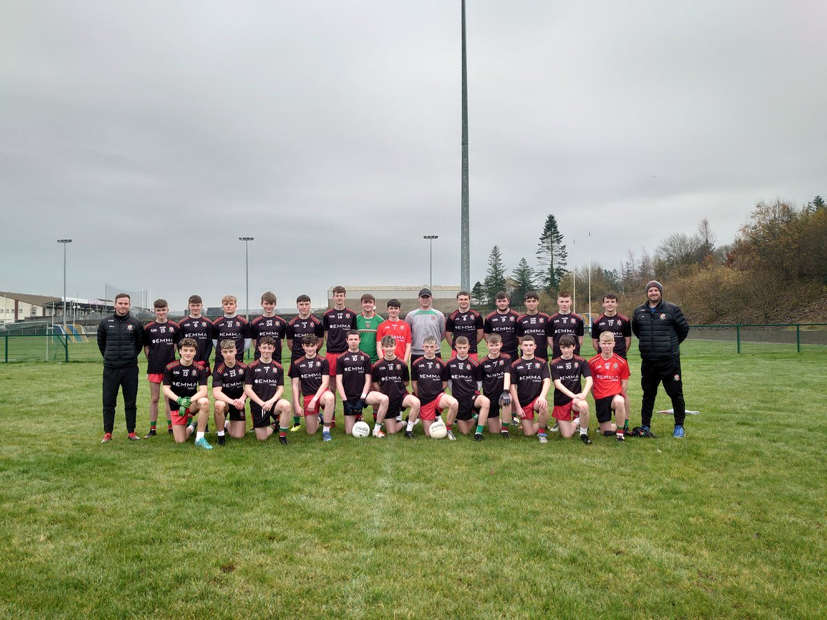 Stevie_Poacher's tweet photo. Superb win for @stjosephsnewry today in 1/4 finals of @ulsterschools U16 Danske Bank Pat King Cup v Monaghan's Ballybay CC 2-08 to 2-06. Newry lads took the lead with 5 to go through a superb team goal finished by Bosco's Lorcan Lynch! Many thanks @SilverbridgeGAA for the pitch. https://t.co/pEcKSRNPkH