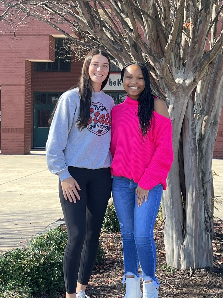 BrightonHighTN's tweet photo. We are pleased to present the November Students of the Month! Brie Howard is the senior student of the month; Ava Alston is the November underclassman of the month. We're proud of you! #allcardinalsalways #togetherwecandomore #berelentless #bekind https://t.co/krUzPXrtEx