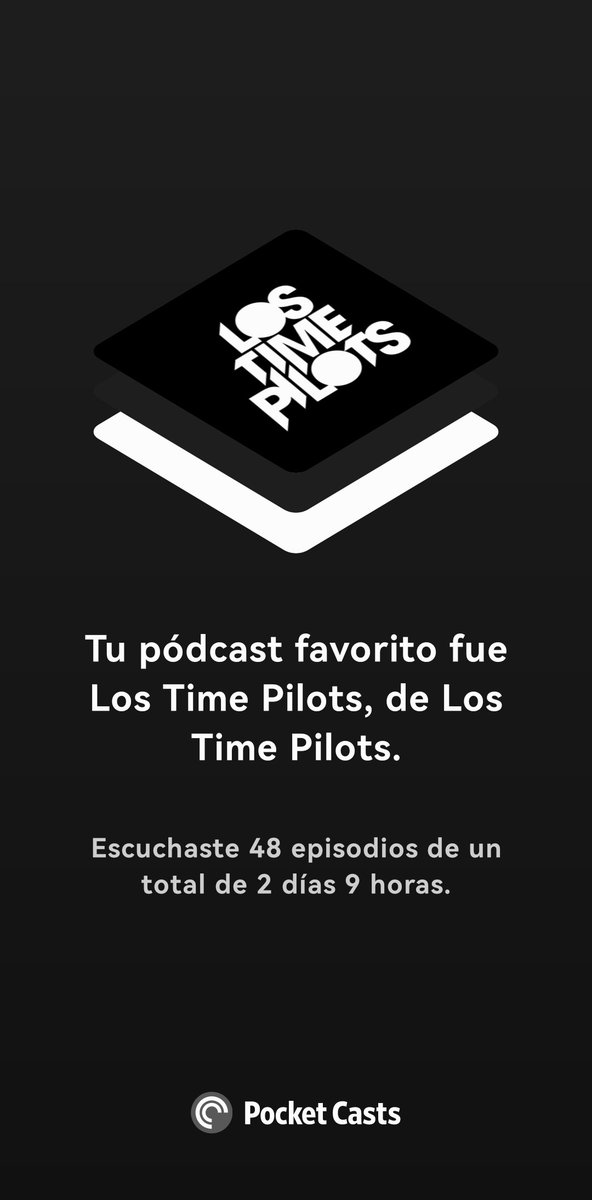 ¡Mi pódcast favorito de 2022! <a href="/lostimepilots/">Los Time Pilots</a> pca.st/podcast/0caaa6… #pocketcasts #endofyear2022